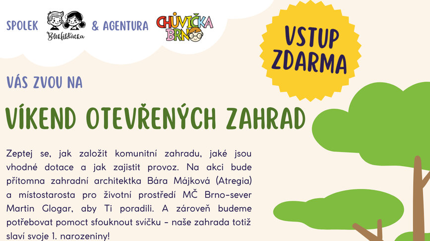 Víkend otevřených zahrad: Komunitní zahrada na Bieblově