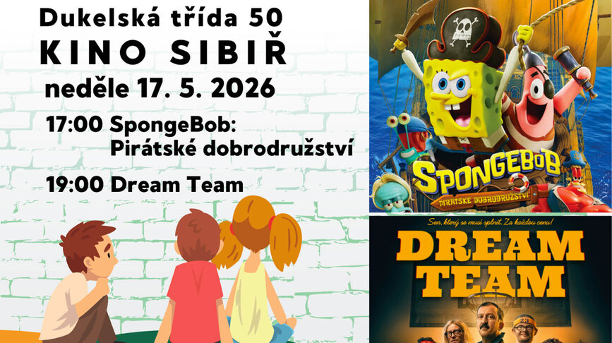 Promítání pro děti v kině Sibiř