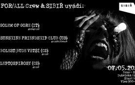 Koncert — Golem of Gore (IT) | Leptospirosy | Bolest bude větší | Sunshine Friendship Club (US)