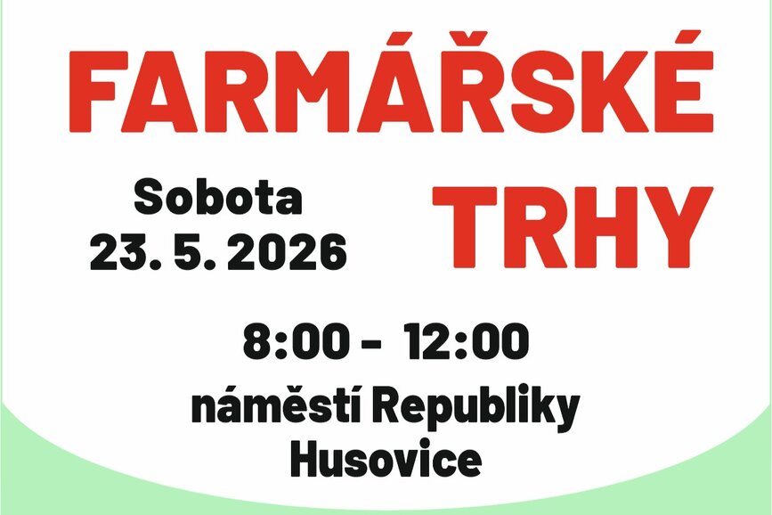 Farmářské trhy - Husovice