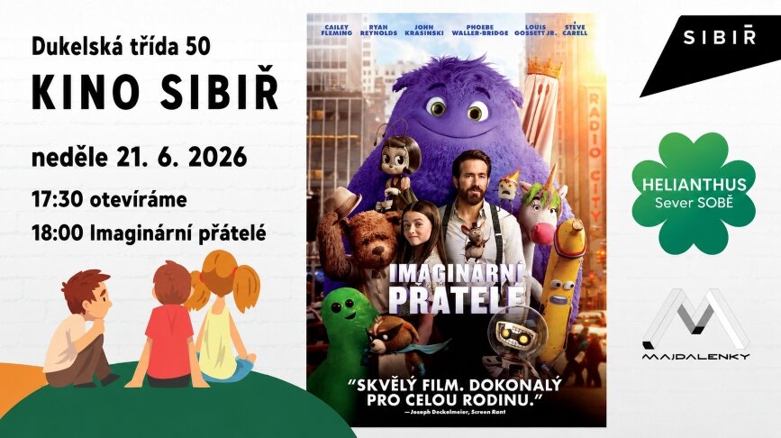 Rodinné promítání v kině Sibiř