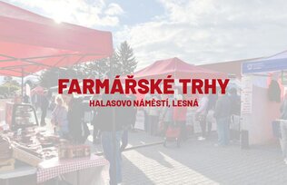 Farmářské trhy na Halasově náměstí