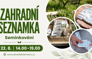 Zahradní seznamka – Semínkování 