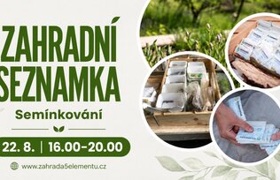 Zahradní seznamka – Semínkování 