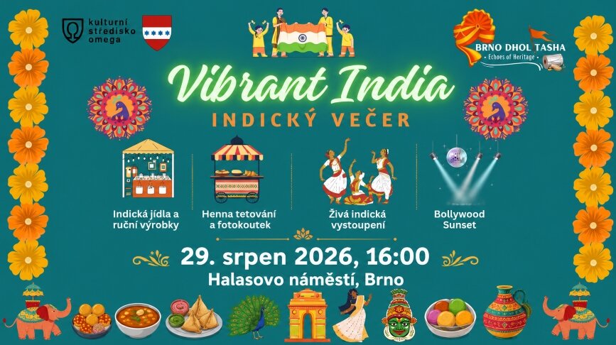 Vibrant India – indický večer