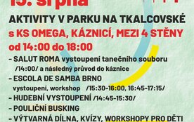 Překročme řeku – festival na nábřeží nejen v Zábrdovicích
