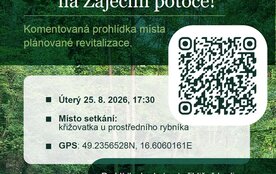 Komentovaná prohlídka místa plánované revitalizace rybníčků v údolí Zaječího potoka