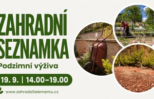 Zahradní seznamka – Podzimní výživa