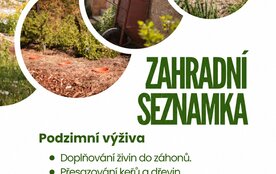 Zahradní seznamka – Podzimní výživa