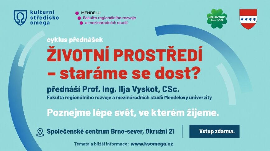 Přednáška z cyklu „Životní prostředí – staráme se dost?“