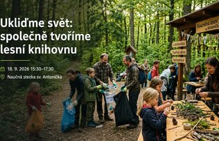 Ukliďme svět: společně tvoříme lesní knihovnu