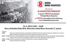 Vernisáž k výročí Sokola a sokolovny v Husovicích
