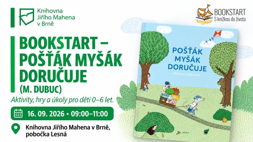Bookstart: Pošťák Myšák doručuje