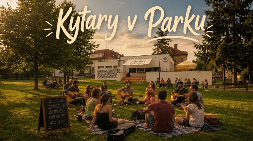 Kytary v parku
