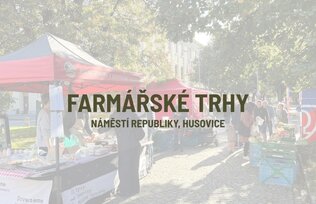Farmářské trhy se sousedským posezením na náměstí Republiky