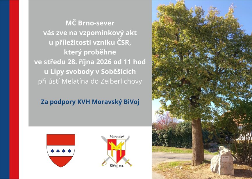 Vzpomínkový akt u příležitosti vzniku ČSR