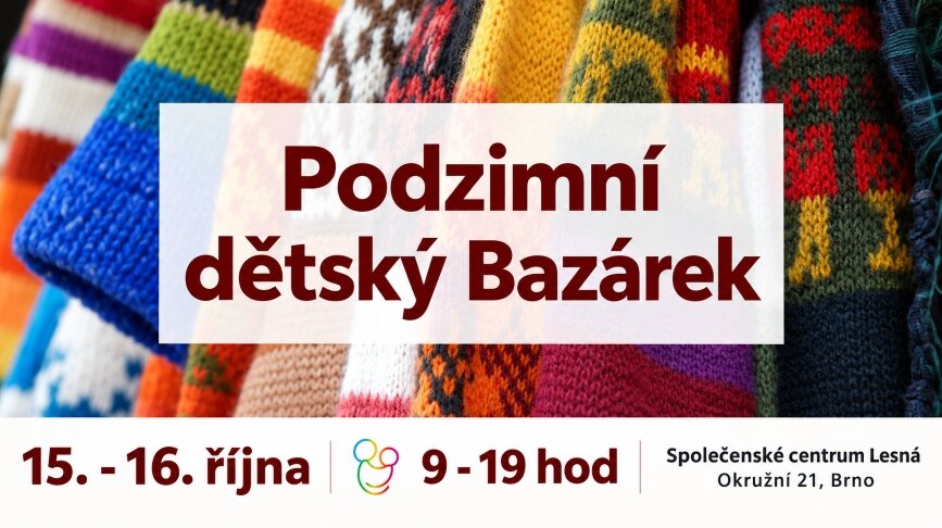 Bazárek podzimního a zimního dětského oblečení s RC Matáta