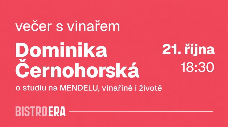 Večer s vinařem – Dominika Černohorská