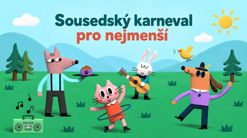 Sousedský karneval pro nejmenší