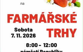 Farmářské trhy na náměstí Republiky