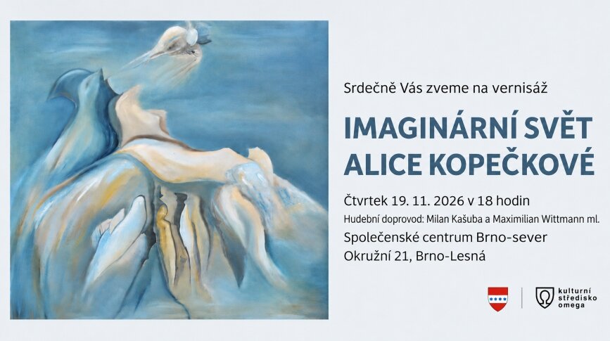 Vernisáž výstavy Imaginární svět Alice Kopečkové