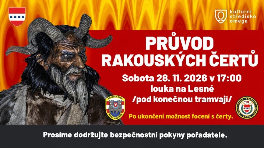 Průvod rakouských čertů